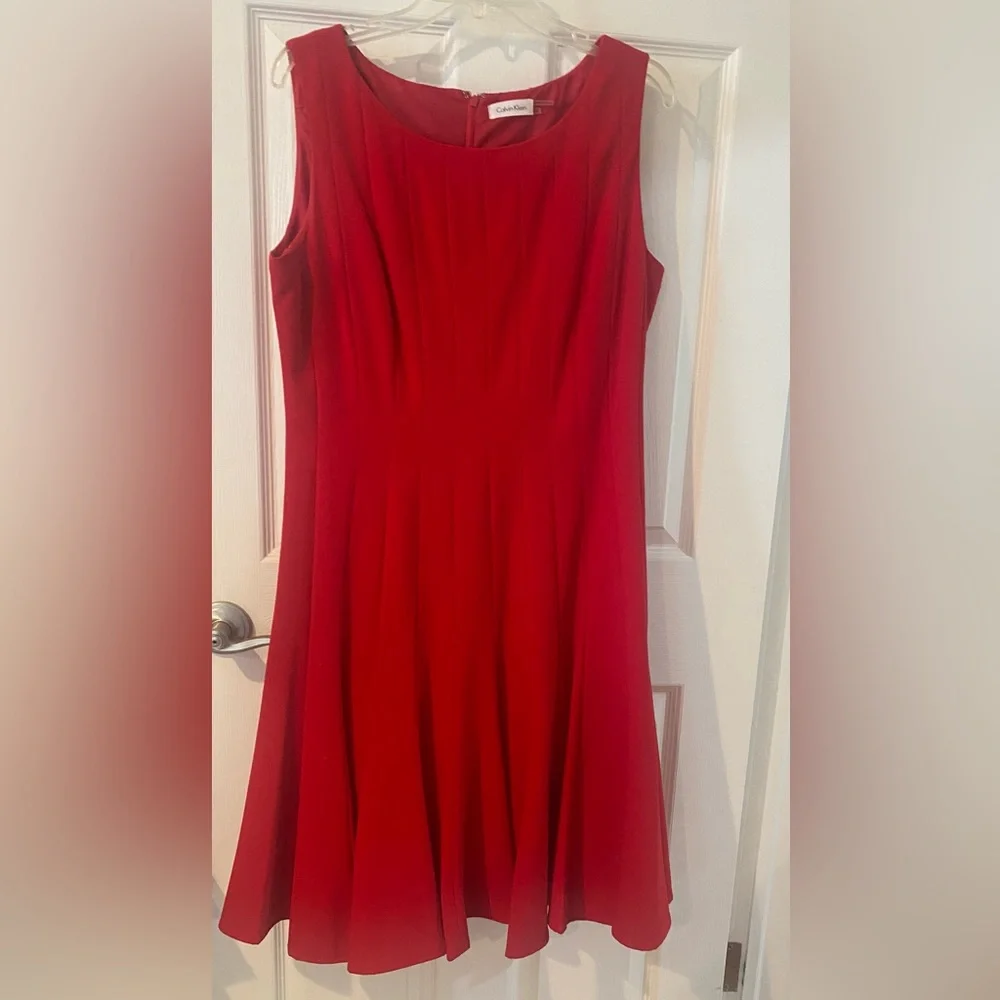 Women's Rex Sleeveless pleated fit & flare Dress - Picture 2 of 4